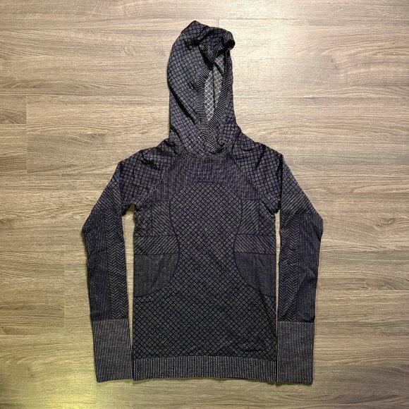 Lululemon Women's Rest Less Hoodie *Patchwork - Black/Grey - Picture 4 of 9